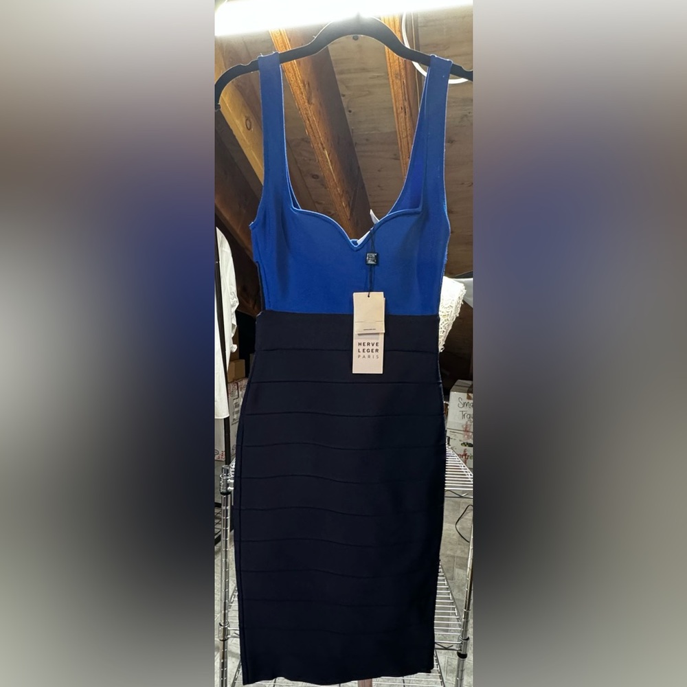Herve Leger Paris Bandage Dress